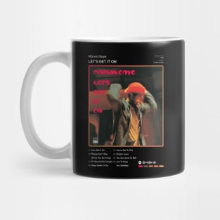 Marvin Gaye - Let's Get It On Tracklist Album Mug